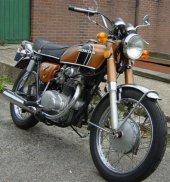 1974 Honda CB 250 disc photo
